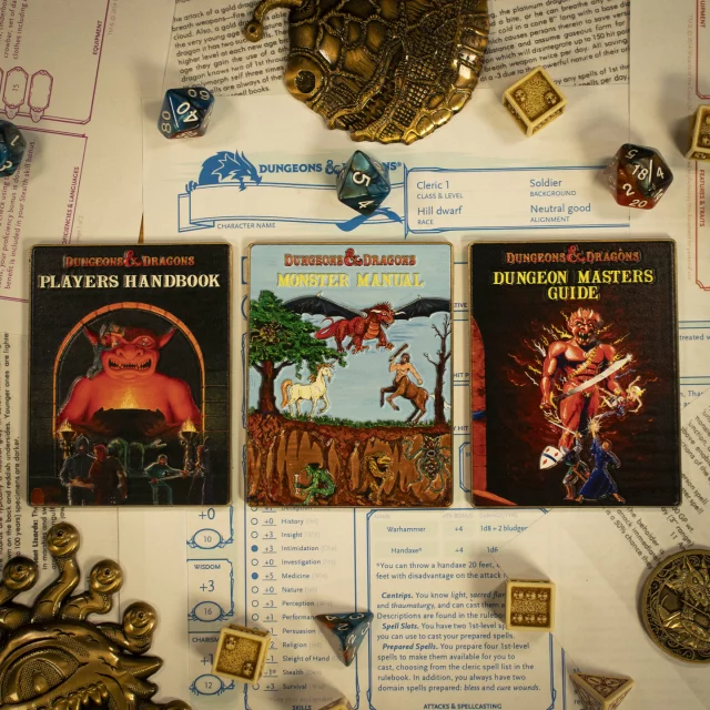 Sada sběratelských odznaků Dungeons & Dragons - 50th Anniversary (3 ks) dupl