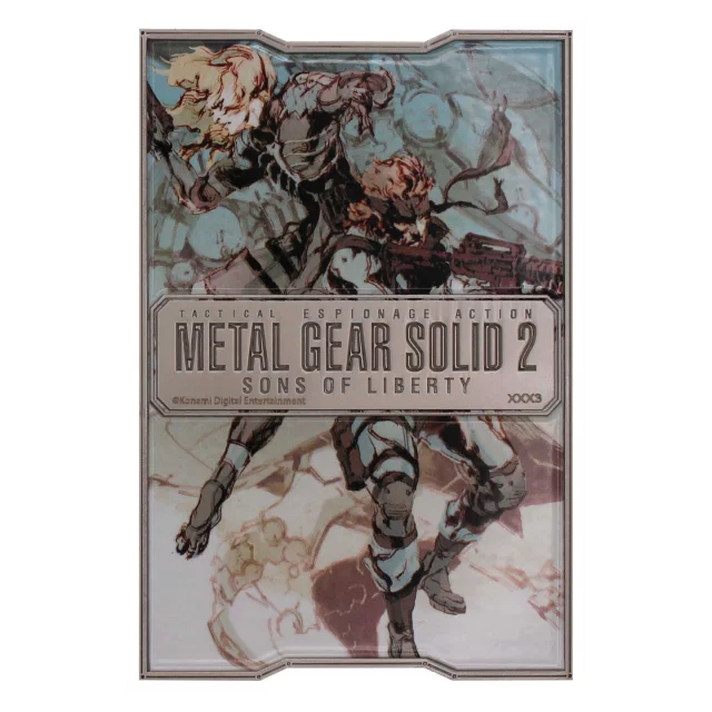 Sběratelská plaketka Metal Gear Solid 2 - Snake Limited Edition dupl