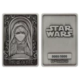 Sběratelská plaketka Star Wars - Millenium Falcon Ingot Limited Edition dupl