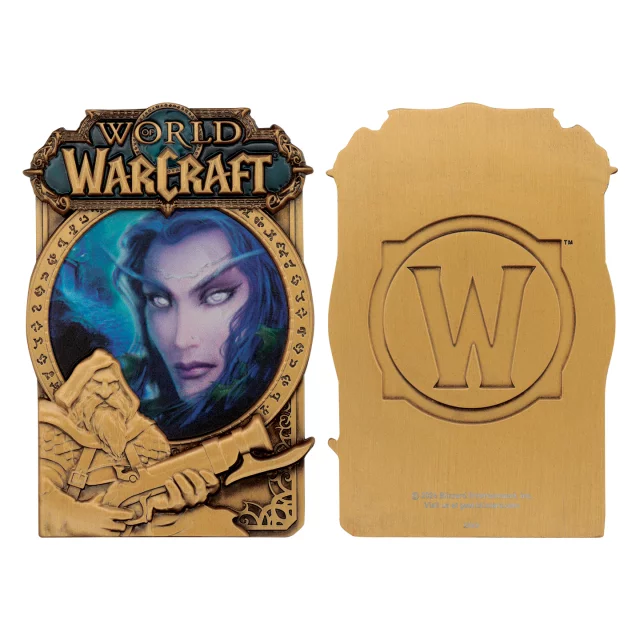 Sběratelská plaketka World of Warcraft - Limited Edition Cover Ingot - Kusovo limitované