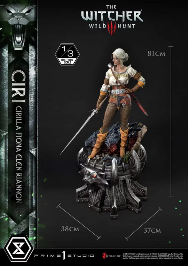 Socha Zaklínač - Cirilla Fiona Elen Riannon Museum Masterline Statue 1/3 (Prime 1 Studio) dupl