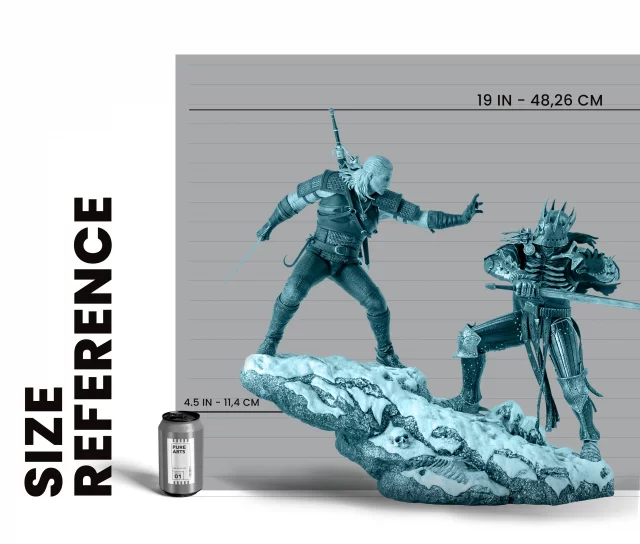 Socha Zaklínač - Geralt 1/4 Scale Deluxe Statue (PureArts) dupl
