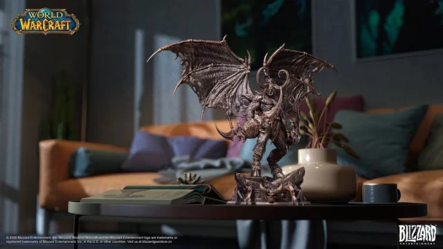 Soška World of Warcraft - Illidan Stormrage (Bronze-Colored) 1/10