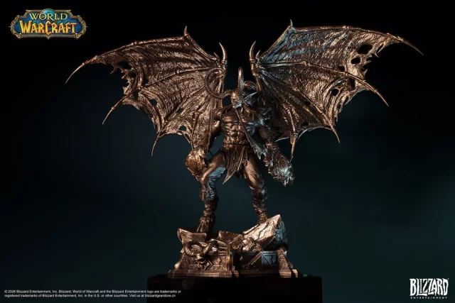 Soška World of Warcraft - Illidan Stormrage (Bronze-Colored) 1/10