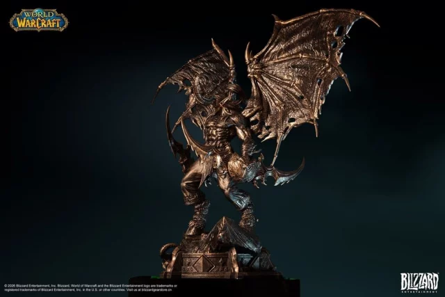 Soška World of Warcraft - Illidan Stormrage (Bronze-Colored) 1/10