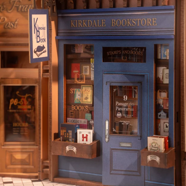 Stavebnice - zarážka na knihy The Magic Fantasy Corner (dřevěná) dupl