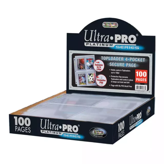 Stránka do alba Ultra Pro - 9-Pocket Platinum Pages (1 ks) dupl