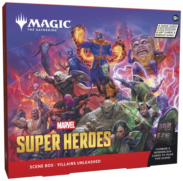 Karetní hra Magic: The Gathering Marvel Super Heroes - Villains Unleashed Scene Box dupl