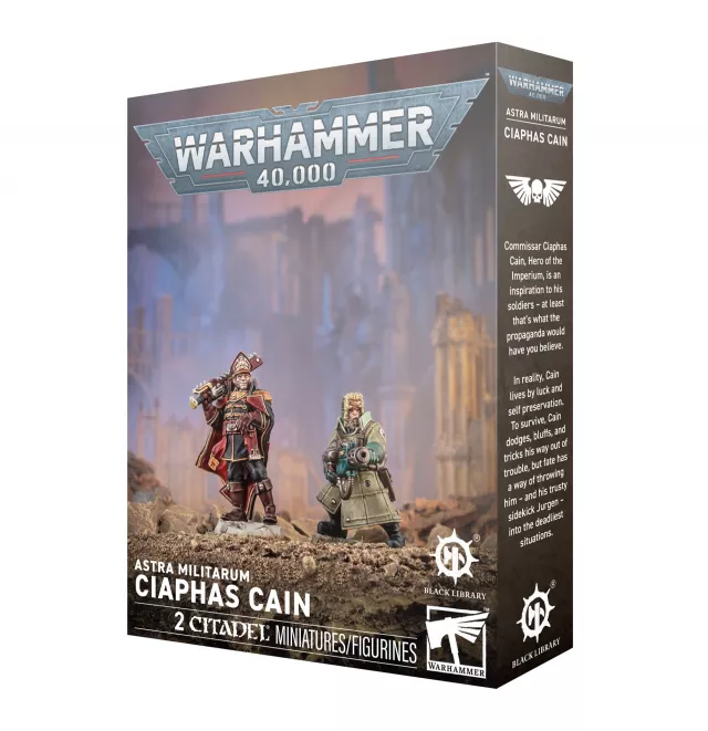 W40k: Astra Militarum - Ciaphas Cain (2 figúrky) - Warhammer
