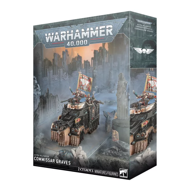 W40k: Astra Militarum - Commissar Graves (1 figurka)