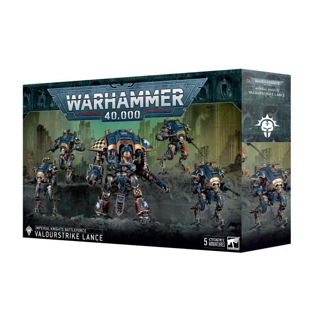 W40k: Battleforce: Imperial Knights - Valourstrike Lance (5 figúrok) - Warhammer