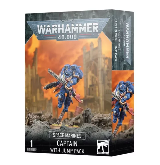 W40k: Space Marines - Captain with Jump Pack (1 figurka)