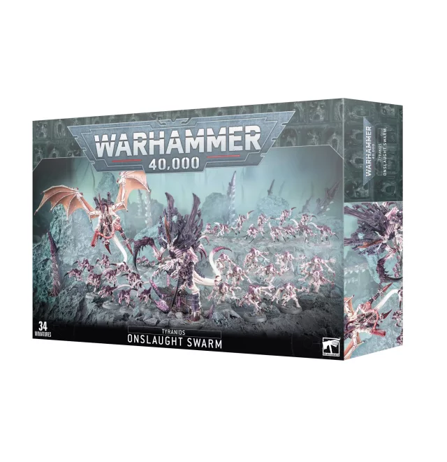 W40k: Tyranids - Onslaught Swarm (34 figurek)