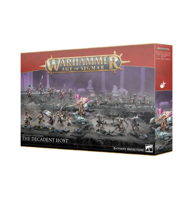 W-AOS: Hedonites of Slaanesh - The Decadent Host (25 figúrok) - Warhammer