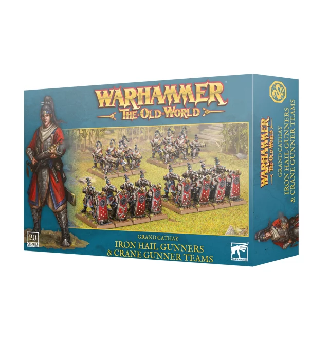 Warhammer The Old World - Grand Cathay - Iron Hail Gunners & Crane Gunner Teams (20 figurek)
