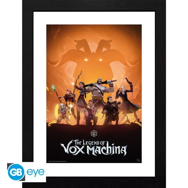 Zarámovaný plakát The Legend of Vox Machina - Team