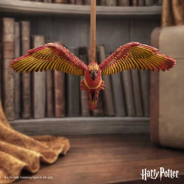 Závěsná dekorace Harry Potter - Fawkes in Flight - Prívesok