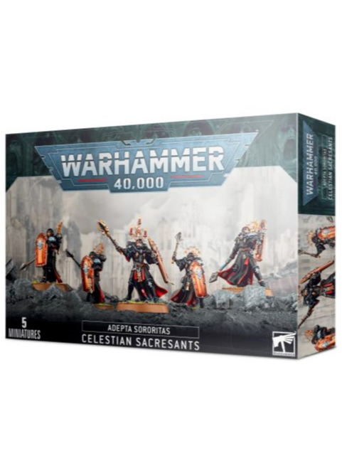 W40k: ADEPTA SORORITAS - Celestian Sacresants (5 figúrok)