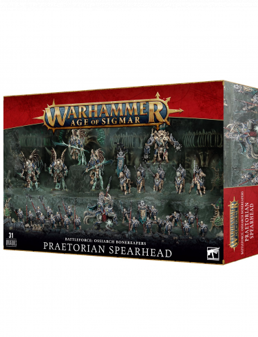 W-AOS: Battleforce: Ossiarch Bonereapers - Praetorian Spearhead (31 figúrok)