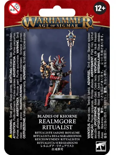 W-AOS: Blades of Khorne - Realmgore Ritualist (1 figúrka)