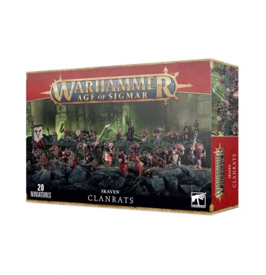 W-AOS: Skaven - Clanrats (20 figúrok)