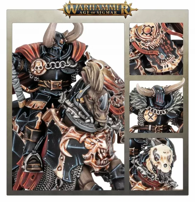 W-AOS: Slaves to Darkness - Chaos Knights (5 figúrok)