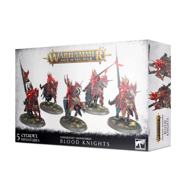 W-AOS: Soulblight Gravelords - Blood Knights (5 figúrok)