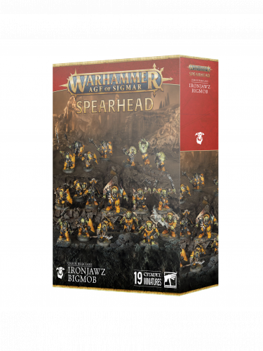 W-AOS: Spearhead - Orruk Warclans Ironjawz Bigmob (19 figúrok)