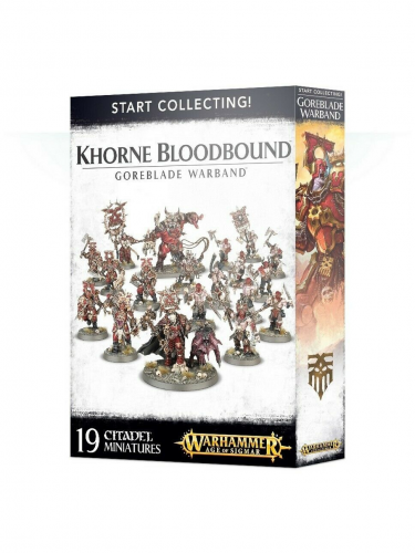 W-AOS: Start Collecting Khorne Bloodbound Goreblade Warband (19 figúrok)