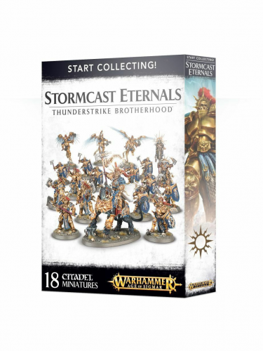 W-AOS: Start Collecting Stormcast Eternals Thunderstrike Brotherhood (18 figúrok)
