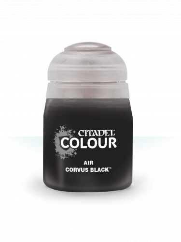 Citadel Air Paint (Corvus Black) - airbrush farba, čierna