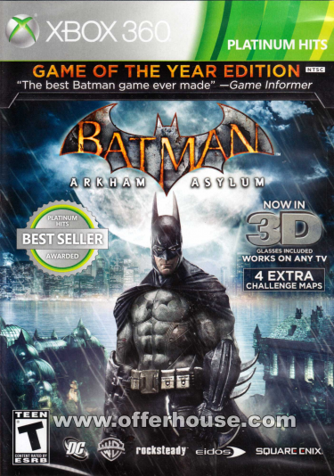 Batman: Arkham Asylum (Game of the Year Edition) (X360)