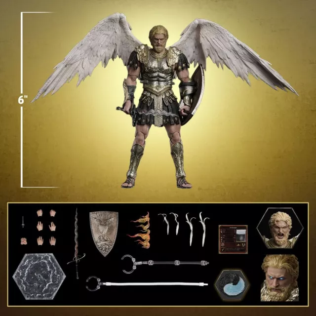 Akčná figúrka Heroes of Might and Magic III - Archangel 1/12 (Deluxe Version) - Heroes of Might & Magic
