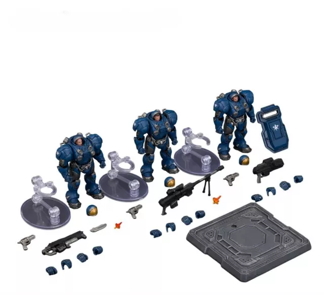 Akčná figúrka StarCraft - Terran Marine Set (3 figúrky)