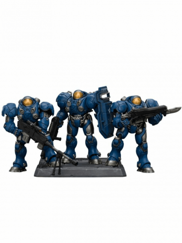 Akčná figúrka StarCraft - Terran Marine Set (3 figúrky)