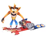 Figúrka Crash Bandicoot - Hoverboard Crash (NECA. 14 cm)