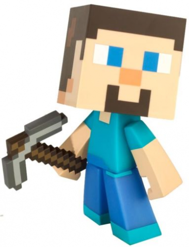 Figúrka Minecraft - Steve 6 (s krompáčom) (poškodená krabica)