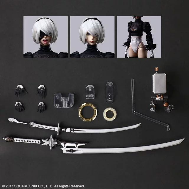 Figúrka NieR: Automata - 2B (YoRHa No. 2 Type B) - Deluxe Edition (Play Arts Kai)