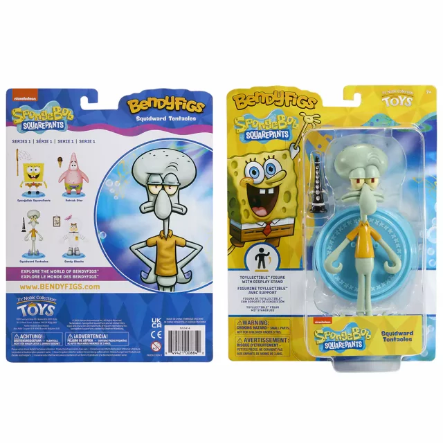 Figúrka SpongeBob Squarepants - Squidward Tentacles (BendyFigs)