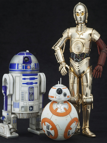 Figúrky Star Wars - R2-D2 + C-3PO + BB-8 ArtFX