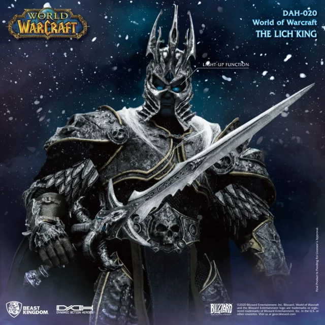 Figúrka World of Warcraft - Lich King (21 cm, svietiace oči)