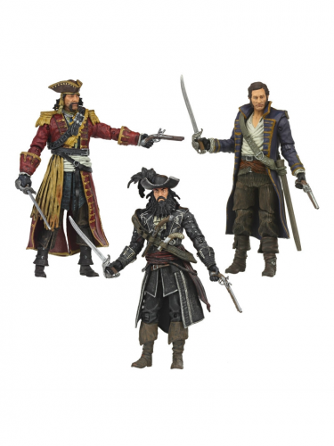 Figúrky (McFarlane) Assassins Creed: Golden Age of Piracy (set 3 pirátov)