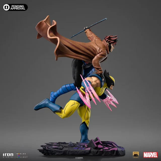 Soška Marvel - Gambit & Wolverine Deluxe (Iron Studios)