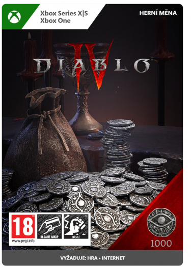 Herní měna Diablo IV - 1000 Platinum (XONE)