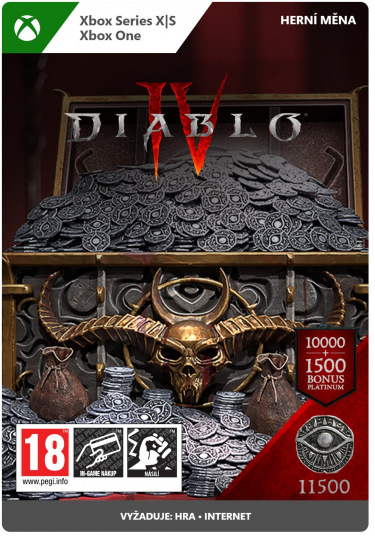 Herní měna Diablo IV - 11500 Platinum (XONE)