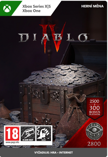 Herní měna Diablo IV - 2800 Platinum (XONE)