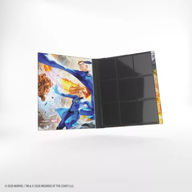Album na karty Gamegenic - Marvel Super Heroes 18-pocket - Fantastic Four - Zberateľská kartová hra TCG