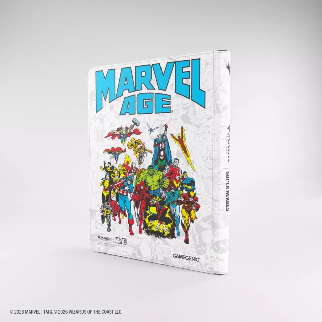 Album na karty Gamegenic - Marvel Super Heroes 18-pocket - Marvel Age - Zberateľská kartová hra TCG