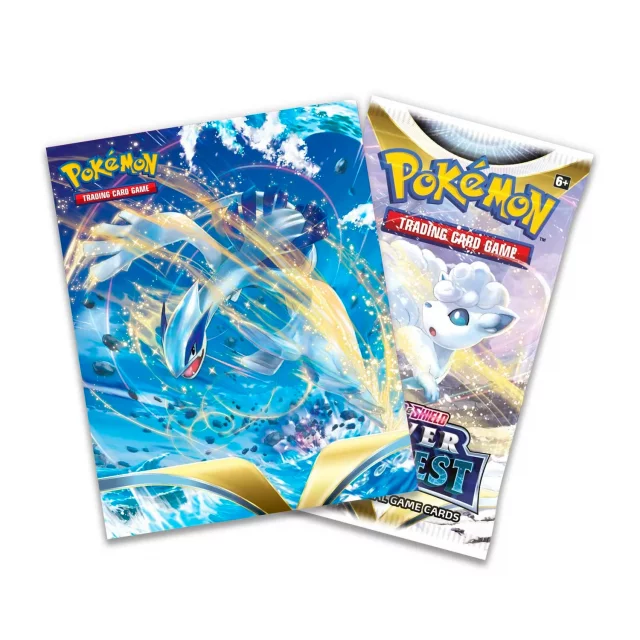 Album na karty Pokémon - Sword and Shield Silver Tempest Mini + booster (10 kariet)