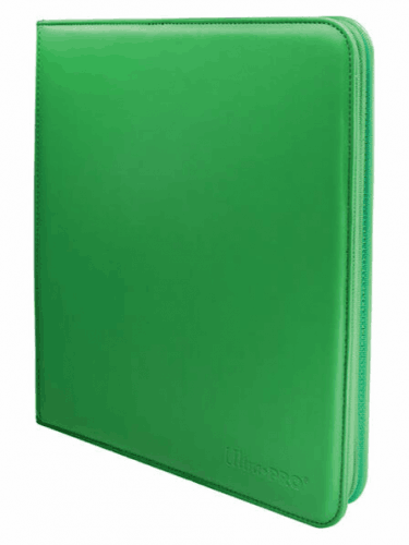 Album na karty Ultra PRO - 12-Pocket Zippered PRO-Binder - Green (480 kariet)